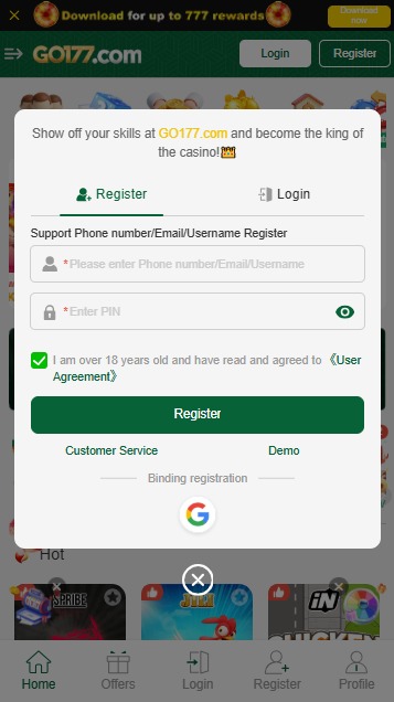 Login Guide for Returning Players